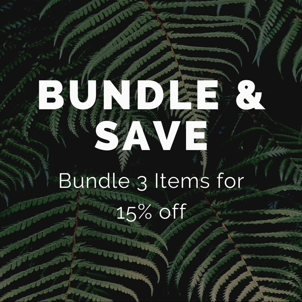 SALE! BUNDLE & SAVE!